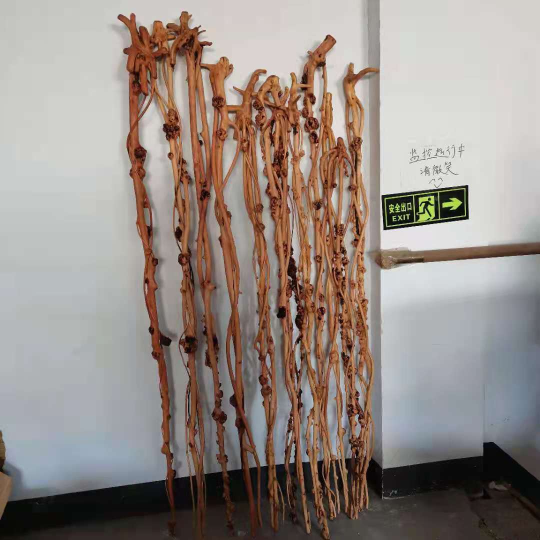黑果木梨疙瘩禅杖手把件