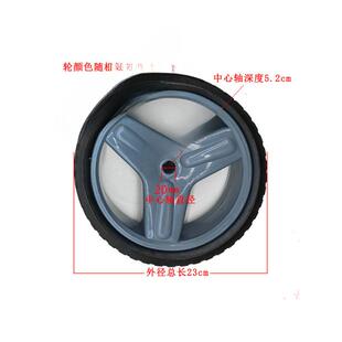 气喷涂机轮子不充轮气轮隔EPU机推车胎膜轴承喷涂机轮无子配件大