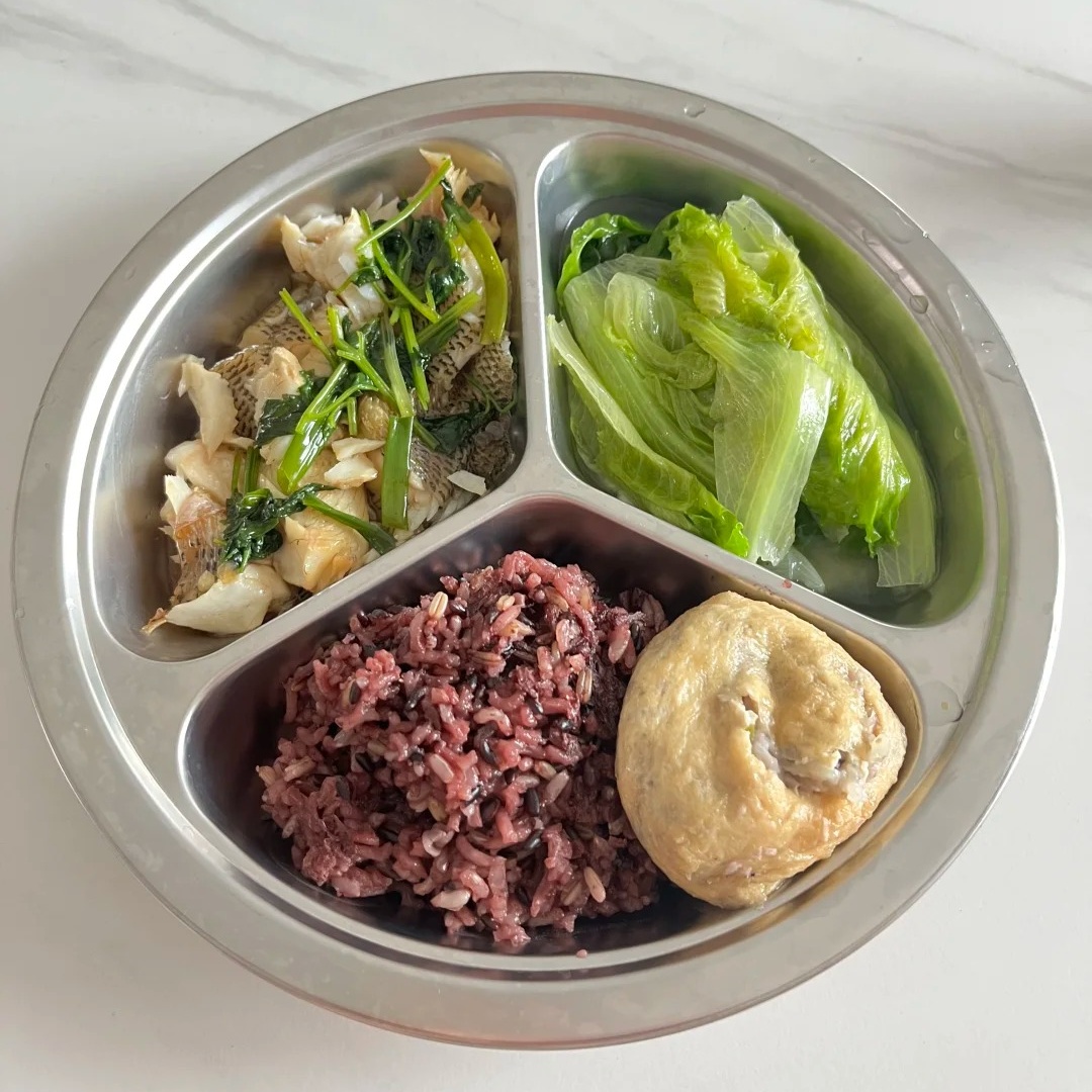 分格扇形304不锈钢蒸盒蒸碗带盖便捷不串味适用多种锅型蒸菜笼