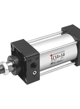 可调SCJ大推力标准气缸SC32/40/50/63-25/50/75/80/100/1000气动