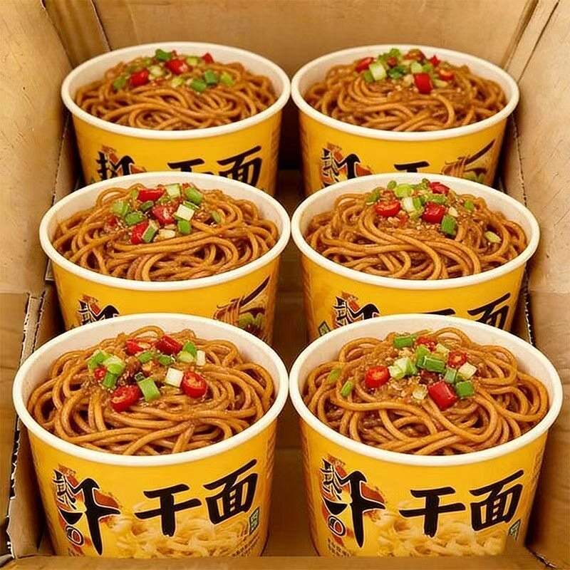 武汉热干面桶装免煮方便正宗速食拌面方便面宵夜早餐宿舍冲泡即食