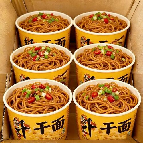 武汉热干面桶装免煮方便正宗速食拌面方便面宵夜早餐宿舍冲泡即食