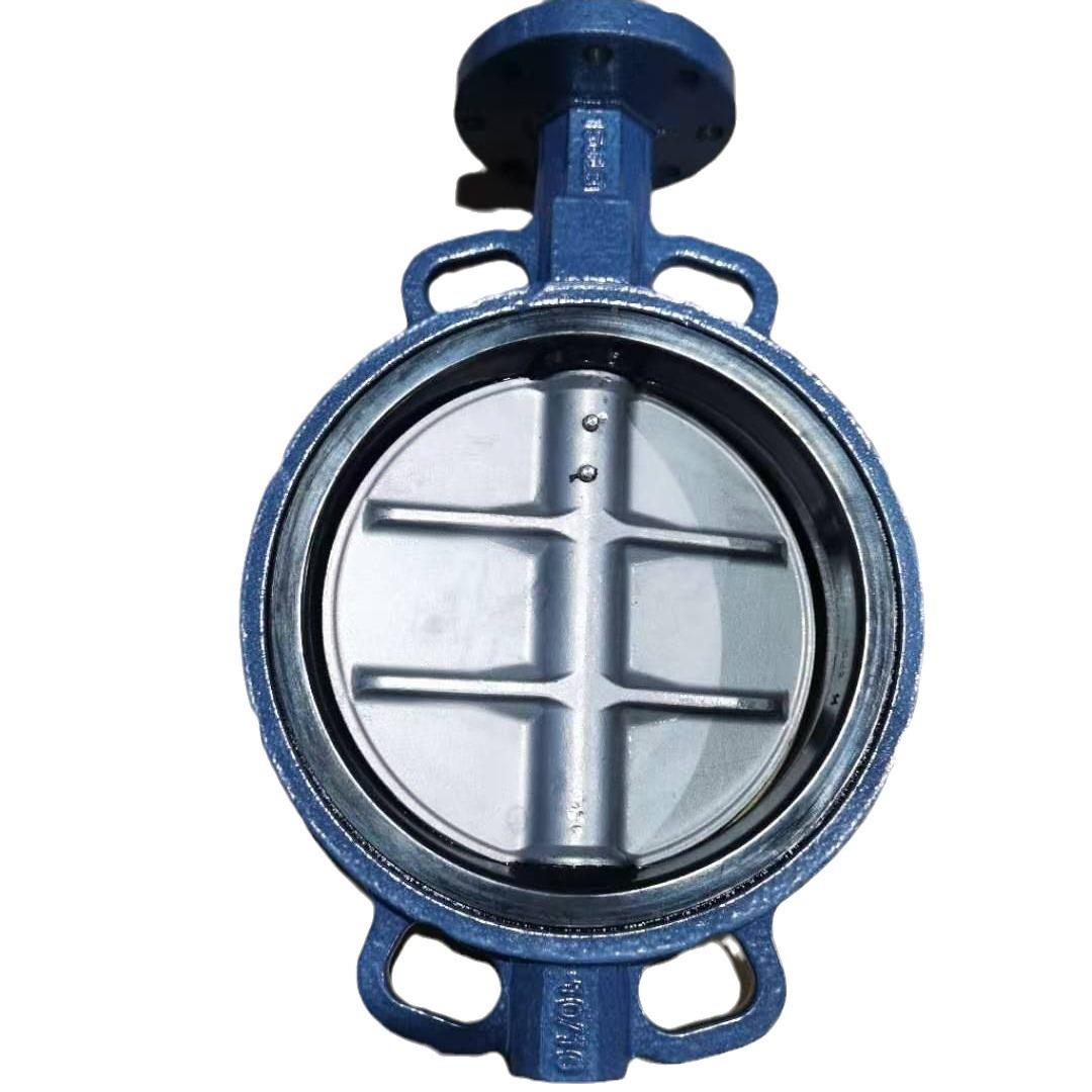 软密封无头对夹蝶阀无品牌/1球墨铸304板家供应D07铁1XA-1厂6