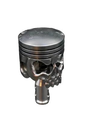 新品Shiftknobmadefrommotorcyclepiston骷髅汽车换挡杆