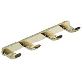 浴室欧贝洁具厂卫浴五金挂件厂家新款 简约金色挂钩玄关排勾架