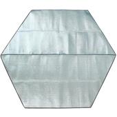 户外帐篷露营野餐垫加厚六角双面铝膜睡垫野炊便携野营地垫防潮垫