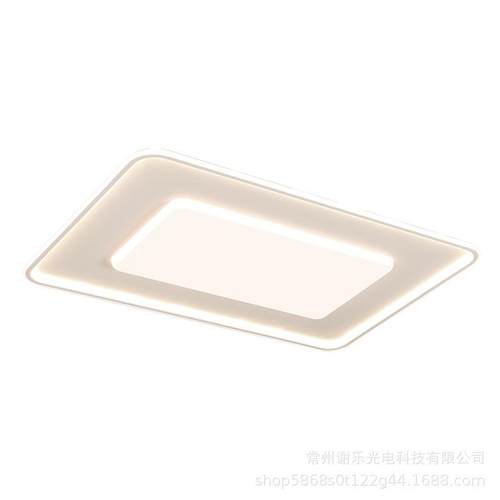 新款超薄LED吸顶灯简约现代大气客厅灯极简餐厅卧室全屋套餐灯具