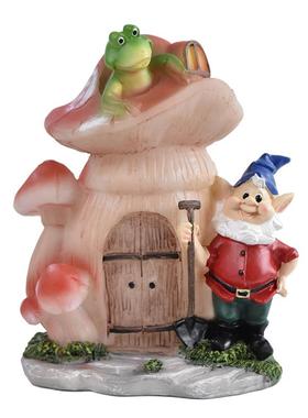 新款创意小矮人家居阳台花盆装饰摆设户外庭院园艺造景摆件