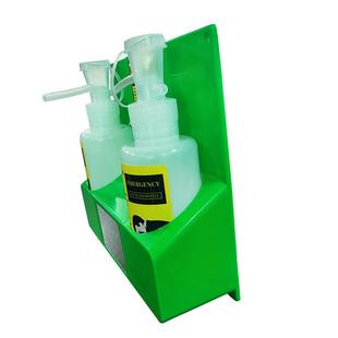 简易便携式 大容量双瓶洗眼液实验室紧急冲肤洗眼器挂壁洗眼瓶