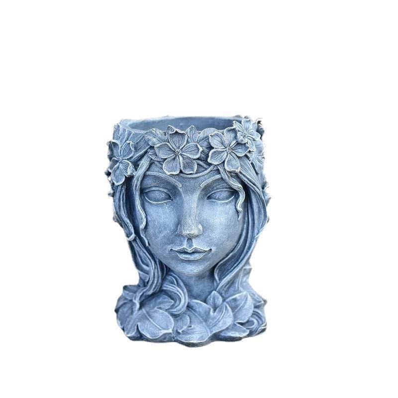 树脂多肉植物女神花盆创意仿人物花盆居家摆件女神树脂工艺品,家居饰品,装饰摆件,淘宝优惠券,粉丝福利购,淘宝优惠卷
