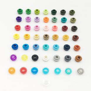 MOC小颗粒1x1带孔小圆板兼容乐高8586128626积木科教零配件