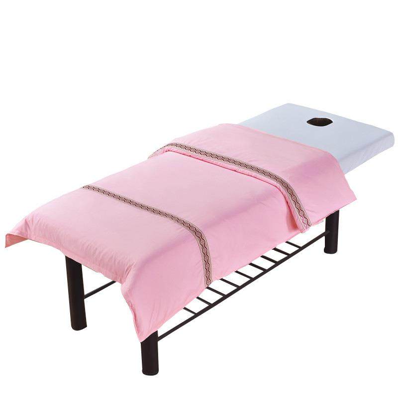 缘自淘家纺新款亲肤棉纯色美容院床罩四件套被套按摩床套熏蒸床,床上用品,学生床品套件,淘宝优惠券,粉丝福利购,淘宝优惠卷