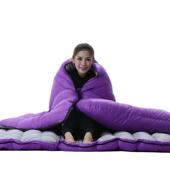 CS108羽绒双人睡袋户外成人旅行野营睡袋午休信封式 睡袋