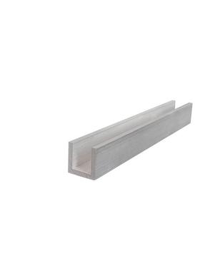 槽铝15x15x2mm铝合金槽铝U型槽铝槽铝型材内径11mm铝合金单槽