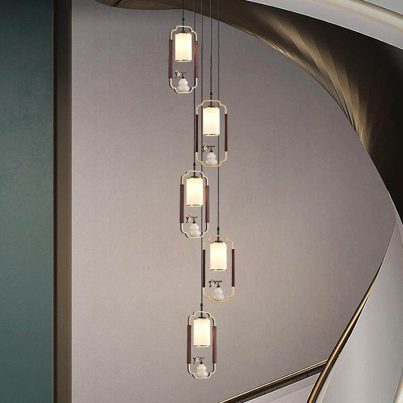 新款灯饰新中式全铜小吊灯中国风禅意客厅背景墙实木卧室床头吊灯,家装灯饰光源,智能吊灯,淘宝优惠券,粉丝福利购,淘宝优惠卷