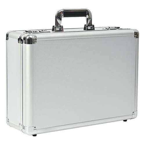 手提文件箱密码锁铝合金便携大小号组合工具箱铝箱仪器可撕棉收纳