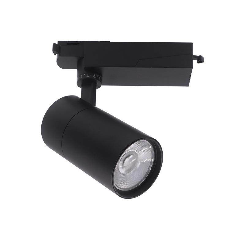 商用方高亮COB导用轨射灯聚光灯家装背景墙灯全位调节角度服店