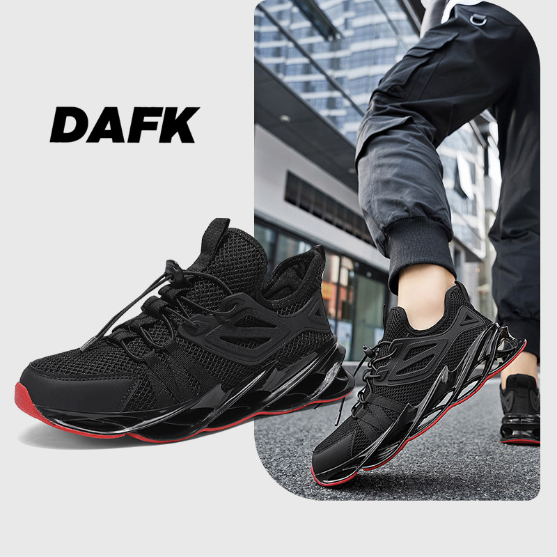 DAFK/刀锋男鞋低帮透气飞织秋季网面鞋学生跑步休闲轻便运动鞋男