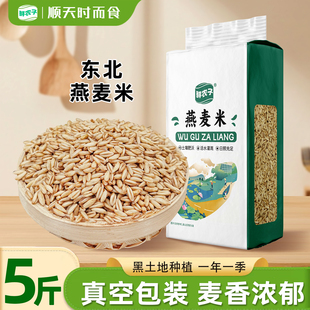 东北燕麦米真空装 2.5kg新米燕麦仁五谷杂粮粗粮大燕麦粒大包装