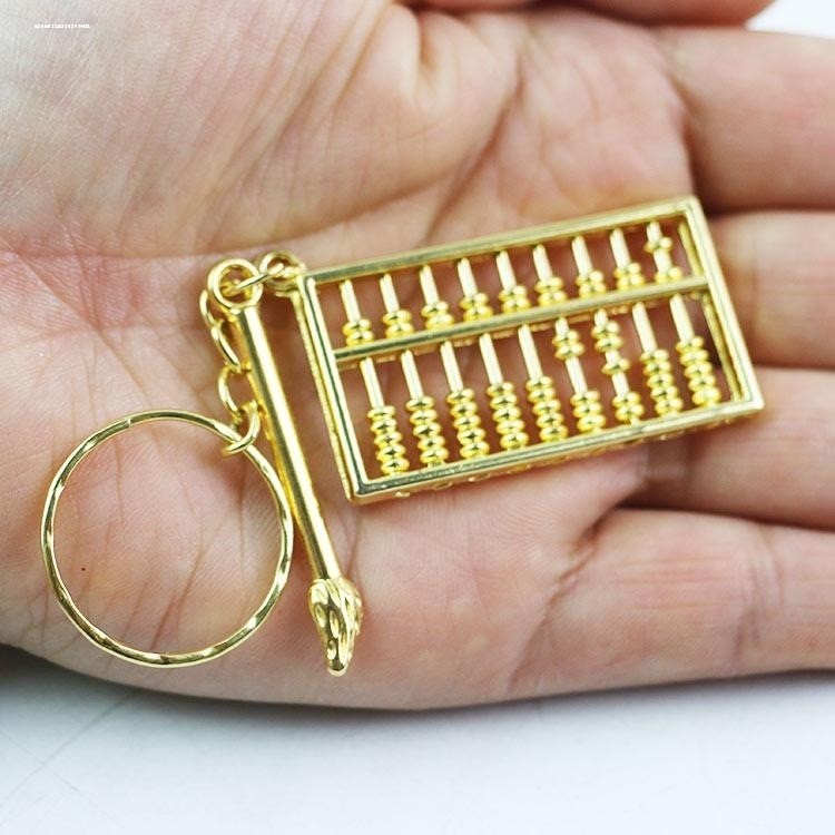 创意合金小算盘摆件迷你如意聚宝盆开业乔迁新婚礼品家居装饰礼品