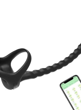 APP Remote Penis Ring Anal Plug Vibrators For Men Cock Ring