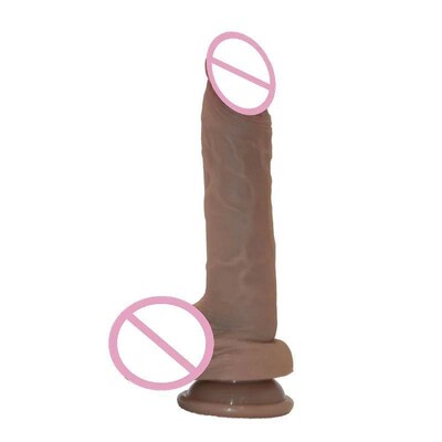 Soft Silicone Sex Toys Big Soft Realistic Dildo for Woman Me