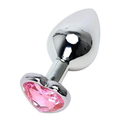 MAIOLI Metal Anal Plug With Crystal Jewelry Smooth Touch But