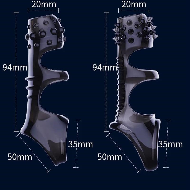Silicone Reusable Penis Sleeve Rings For Men Delay Ejaculati