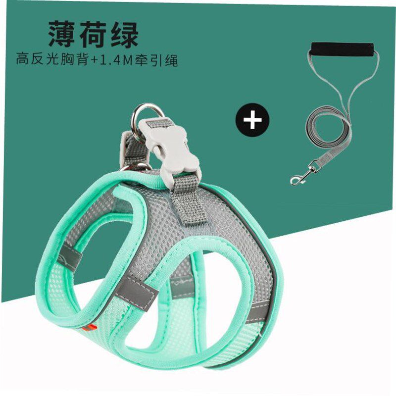 Breathable Cat Harness Leash Escape Proof Pet Clothes vest