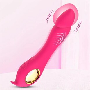 Inflatable vibrator vaginal massager G-spot clitoral stimula
