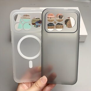 适用红米K90promax手机壳新款小米k90半透明磨砂软壳k80pro精孔镜头k70全包防摔保护套17高级感防指纹男女款