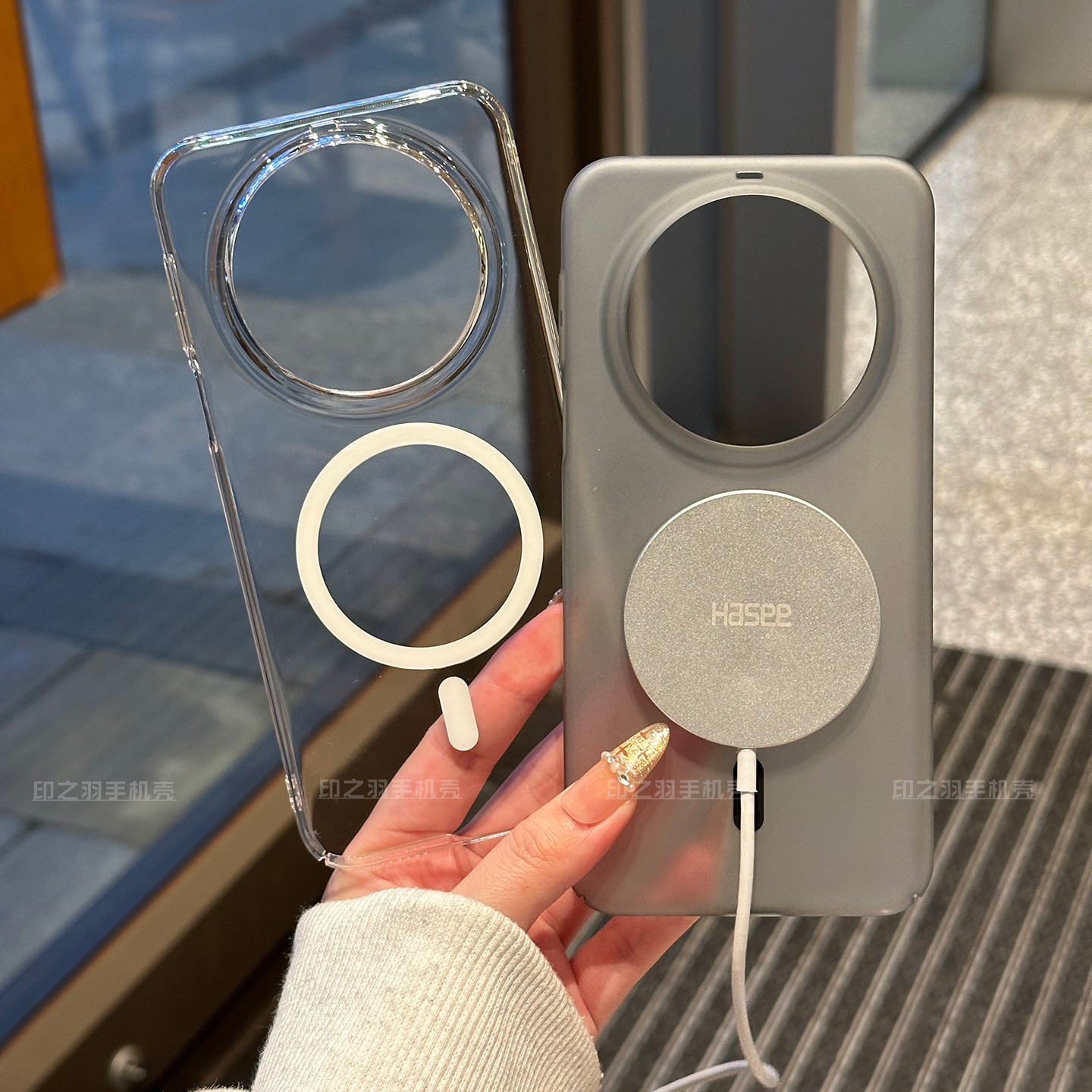 冰雾磁吸全包硬壳适用华为mate80