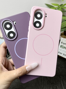 高级感钛灰色Magsafe磁吸适用红米Turbo4pro手机壳新款K80肤感磨砂硬壳70pro超薄note14pro全包保护套男女款