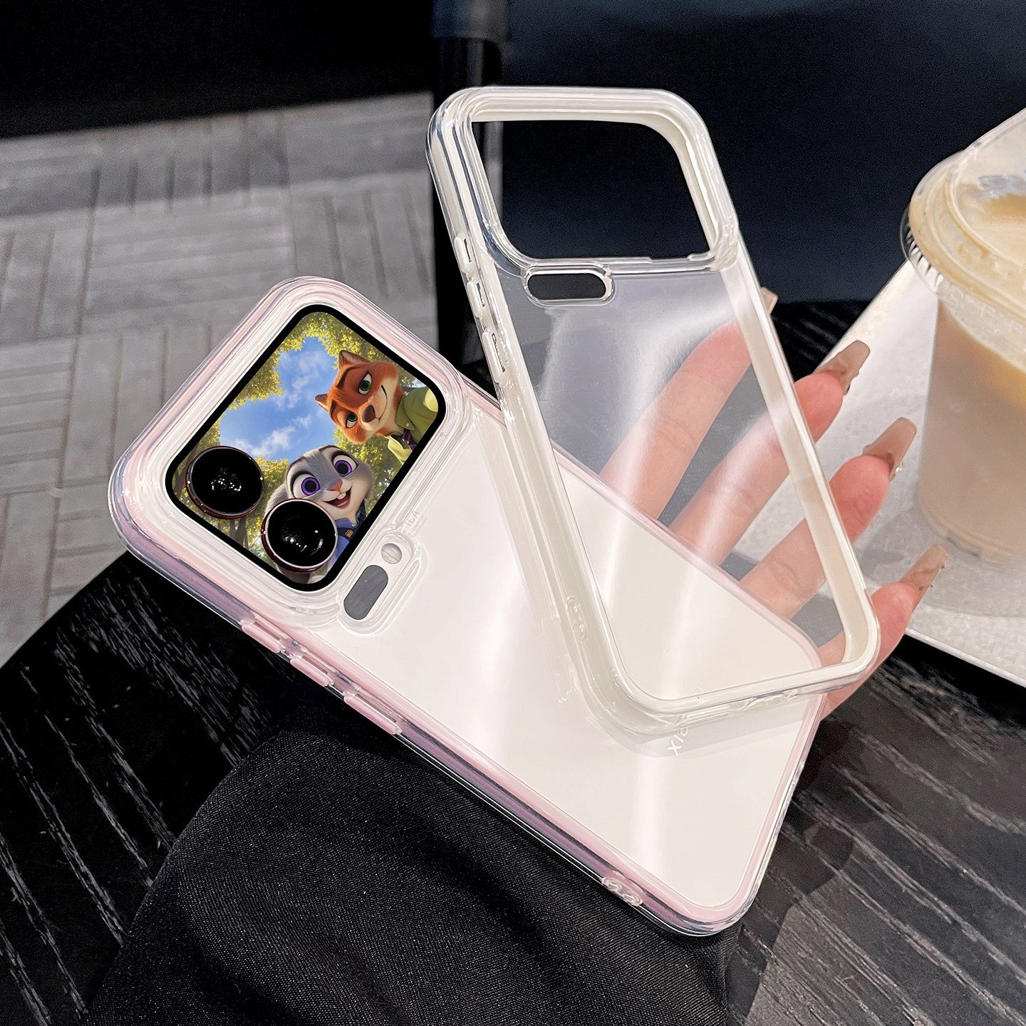 撞色二合一适用小米17promax手机壳新款17pro简约透明软壳15高级感14全包防摔红米K80pro保护套男女情侣