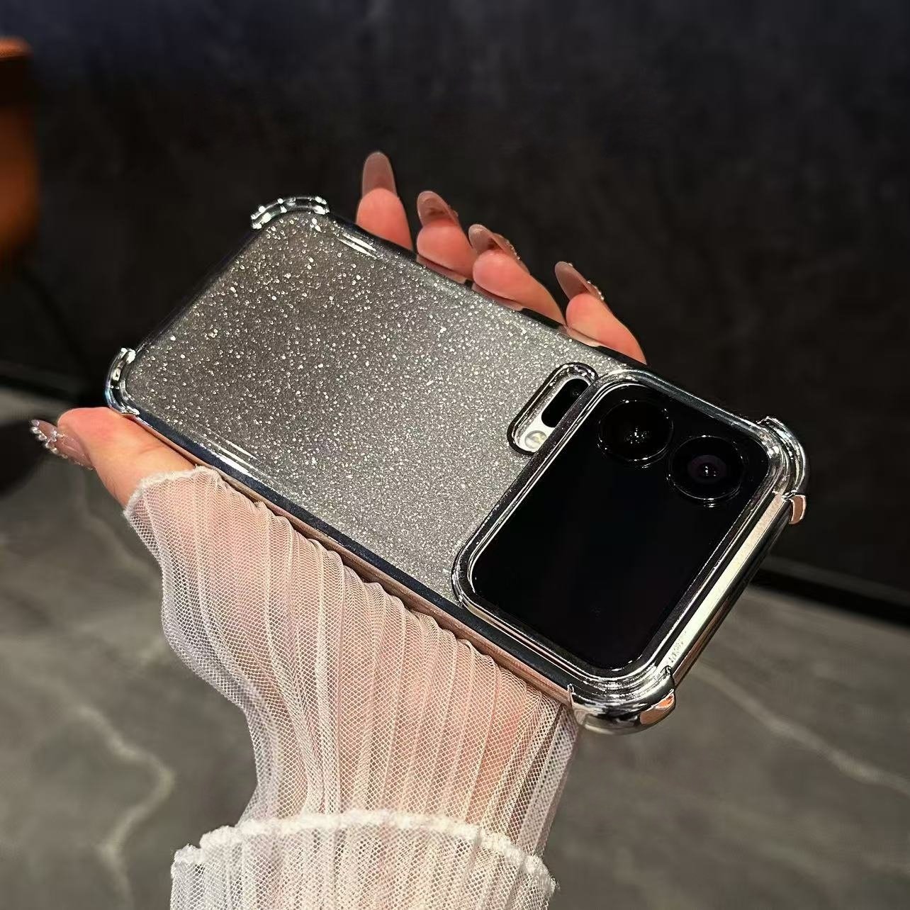 适用小米17promax手机壳新款xiaomi17电镀透明四角防摔17pro大孔镜头框全包防摔保护套简约高级感男女款