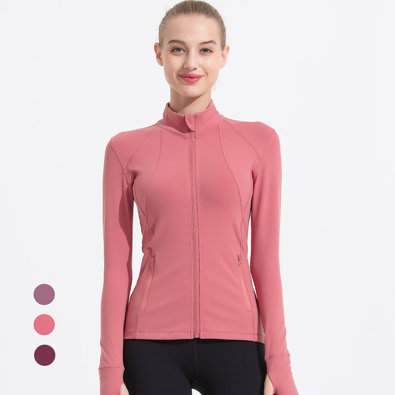 瑜伽外套修身显瘦瑜伽服上衣女