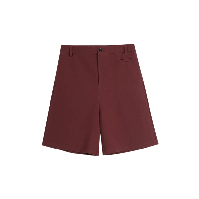 【精纺羊毛】25新款复古百搭显瘦短裤ZCA3063