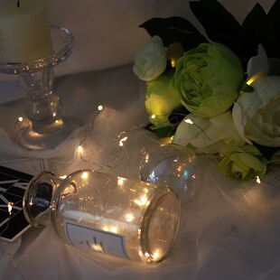 速发气球灯饰蛋糕花束小灯50/100个装串彩灯派满场景布置对天星生