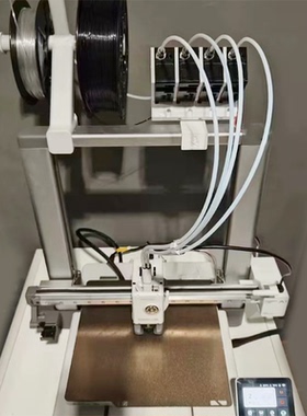 BMCU替代拓竹AMS lite自动供料系统3D打印智能多色多材料自动续料