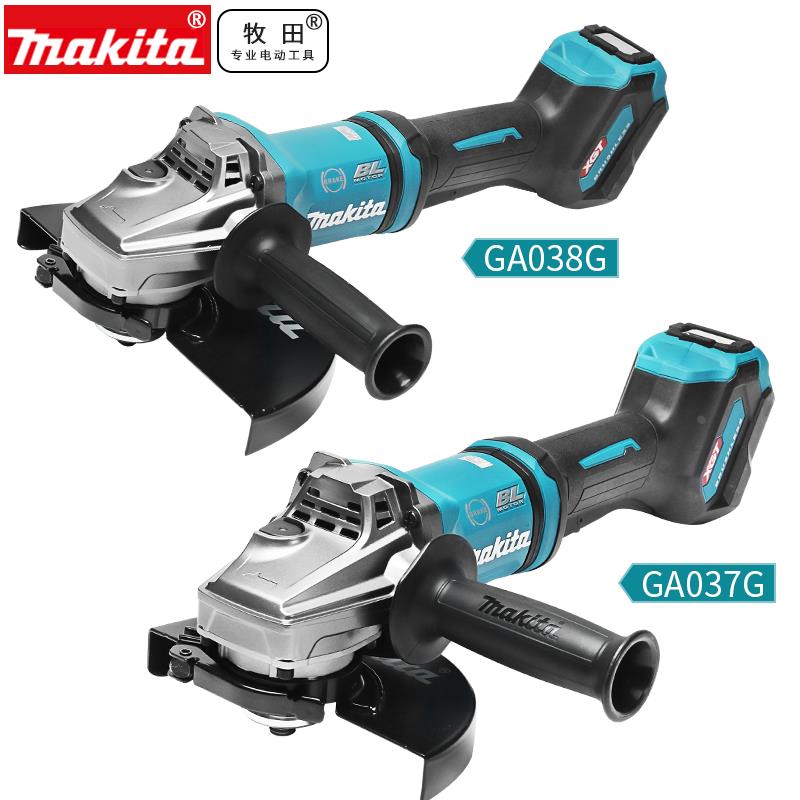 牧田40V锂电角磨机GA037锂电充电手持式GA038机磨光机无刷230MM