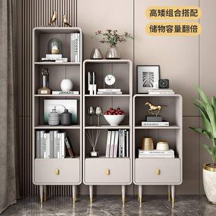 J輕奢書架柜組合現(xiàn)代簡約收客置廳落地物架書房多功能TIN書納柜