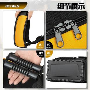 修帆布能大加厚工具袋男耐磨安t962便携电工专 k工具包多功维装