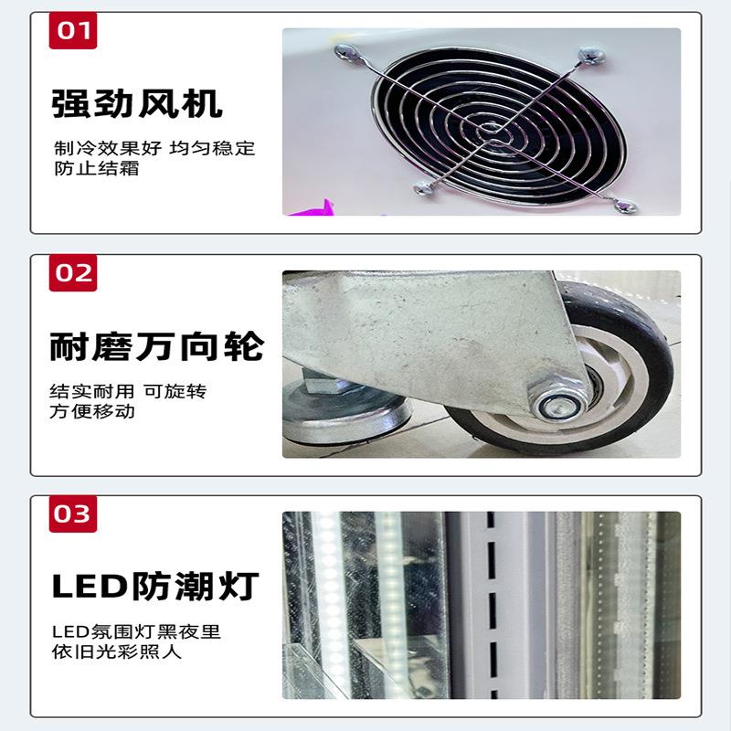 商用花鲜花柜立式冷藏展示柜玻璃门花束冷柜店大容鲜881量花保鲜