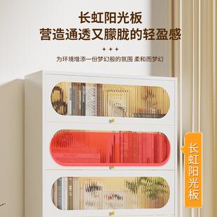 制书柜门防尘HTJ储物柜儿带童书架客厅展示收纳柜层多铁艺置物钢