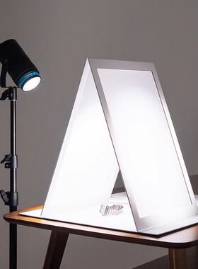 柔光板硫酸纸摄影柔光屏支架拍摄柔光纸桌面可折叠反光板拍照道具珠宝饰品摆拍产品小摄影棚聚光翡翠去反光