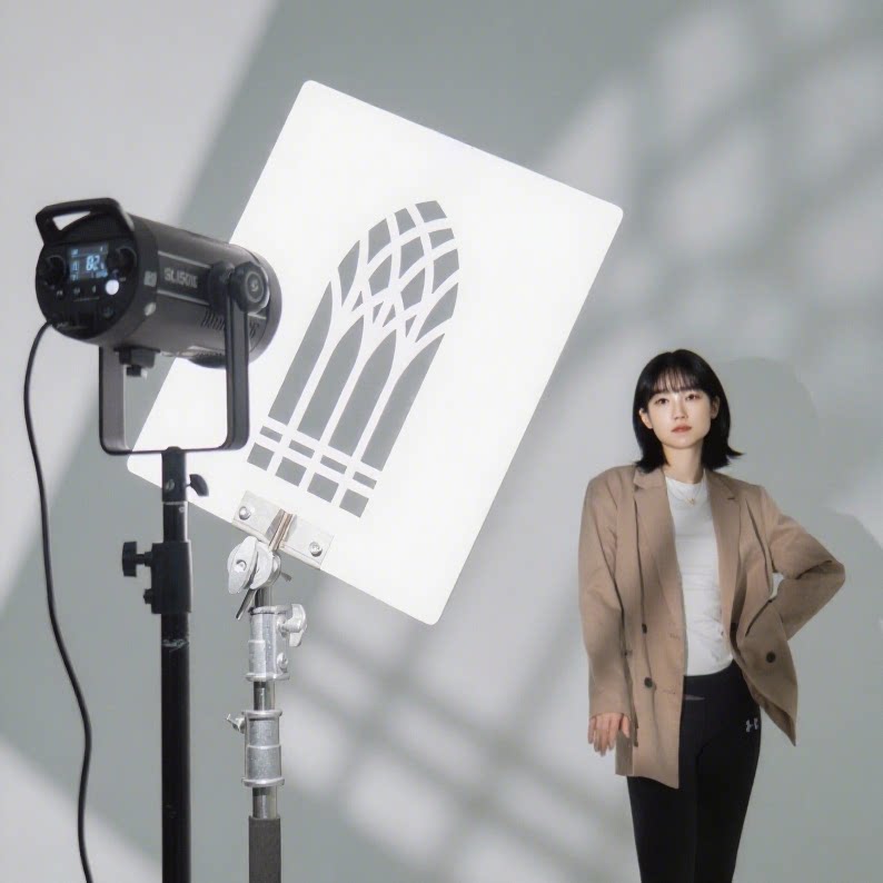 45x60cm大尺寸光影板造影板摄影背景板模拟窗户百叶窗道具室外