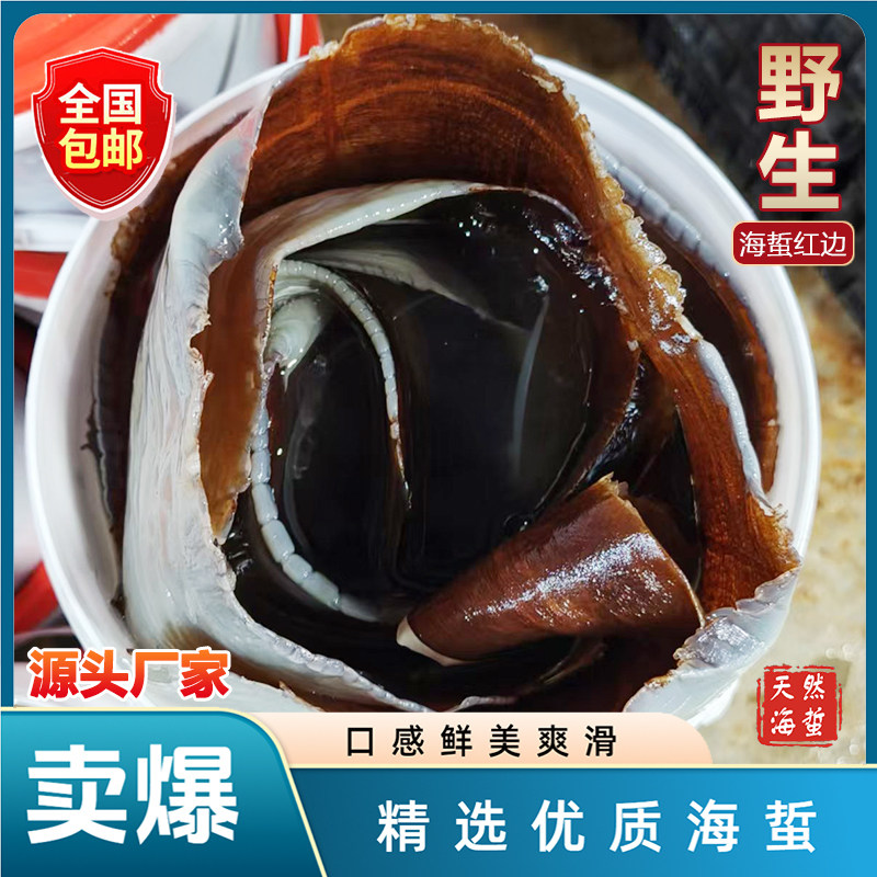 [包邮]正宗野生红海蜇边-桶装非即食海蜇丝凉拌下酒菜冷菜小水母