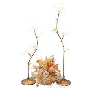 婚礼布置装 饰灯16头棉花树路引舞台摆件泡泡灯铁艺电镀婚庆路引灯