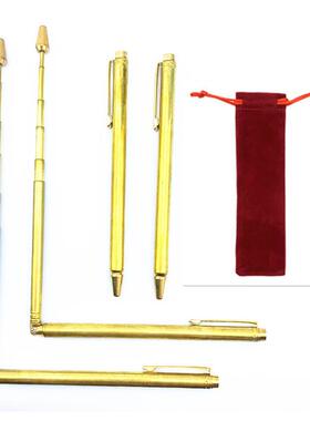 黄铜天线款寻龙尺探测棒定心仪地灵尺寻物棒畅销罗经盘指南针