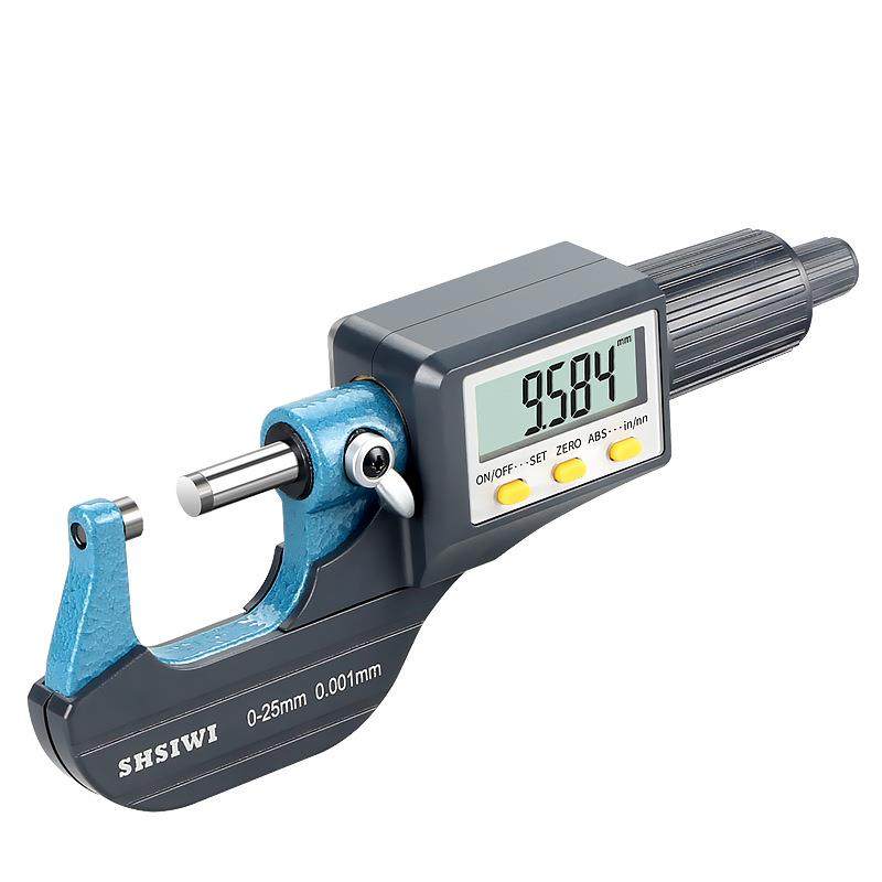 数显千分尺高精度数显电子外径螺旋测微器仪微米壁厚测厚仪